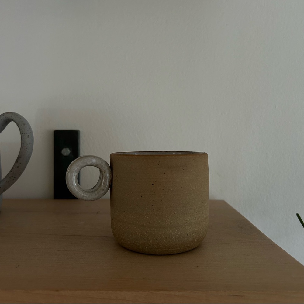 Tan Ceramic Mug